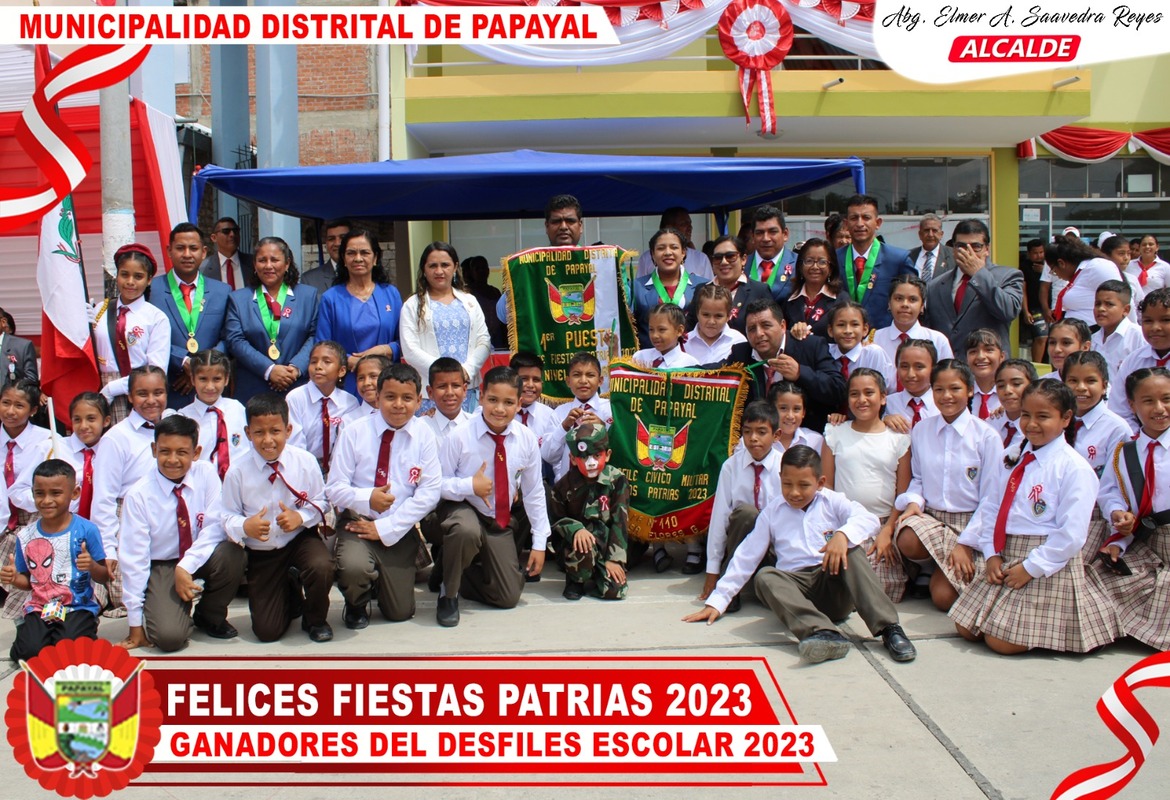 ENTREGA DE LOS GALLARDETES