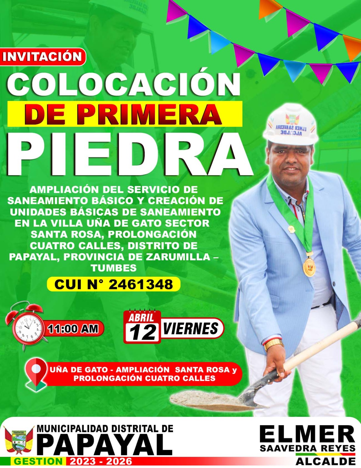 “𝐀𝐦𝐩𝐥𝐢𝐚𝐜𝐢ó𝐧 𝐝𝐞𝐥 𝐬𝐞𝐫𝐯𝐢𝐜𝐢𝐨 𝐝𝐞 𝐬𝐚𝐧𝐞𝐚𝐦𝐢𝐞𝐧𝐭𝐨 𝐲 𝐜𝐫𝐞𝐚𝐜𝐢ó𝐧 𝐝𝐞 𝐮𝐧𝐢𝐝𝐚𝐝𝐞𝐬 𝐛á𝐬𝐢𝐜𝐚 𝐝𝐞 𝐬𝐚𝐧𝐞𝐚𝐦𝐢𝐞𝐧𝐭𝐨 𝐞𝐧 𝐥𝐚 𝐕𝐢𝐥𝐥𝐚 𝐝𝐞 𝐔ñ𝐚 𝐝𝐞 𝐆𝐚𝐭𝐨 – 𝐒𝐞𝐜𝐭𝐨𝐫 𝐒𝐚𝐧𝐭𝐚 𝐑𝐨𝐬𝐚 𝐏𝐫𝐨𝐥𝐨𝐧𝐠𝐚𝐜𝐢